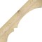 Ekena Millwork 4"W x 32"D x 32"H Balboa Rough Sawn Knee Brace, Douglas Fir BRC04X32X32BOA00RDF - alternate 4